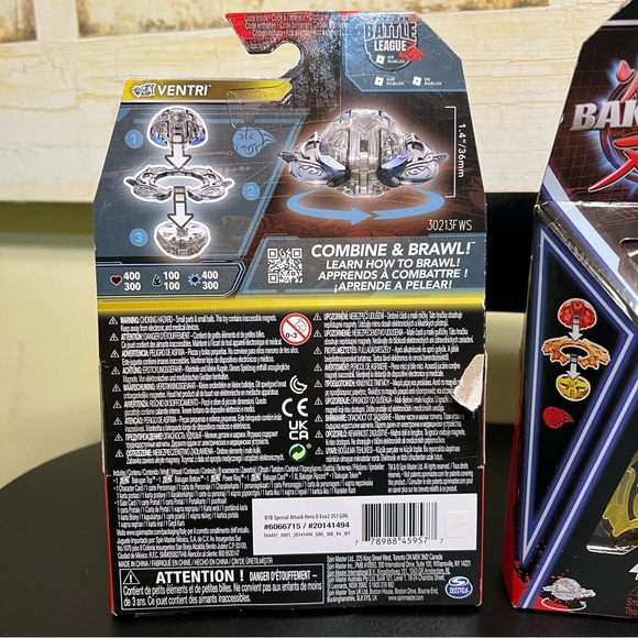 Bakugan Special Attack Bundle โ 3 Pack (Ventri, Dragonoid, Hammerhead) NIP - Picture 3 of 7